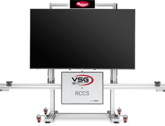 Struttura per RCCS3 | con monitor e logo VSG su pannello