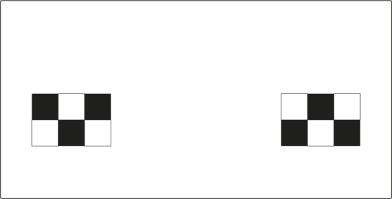 Car calibration target for Nissan Type 2