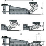 Pads 3.7 t | 1 set / 4 pieces | fitted in factory