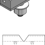 Pad adapter V-shaped | 1 set / 4 pieces