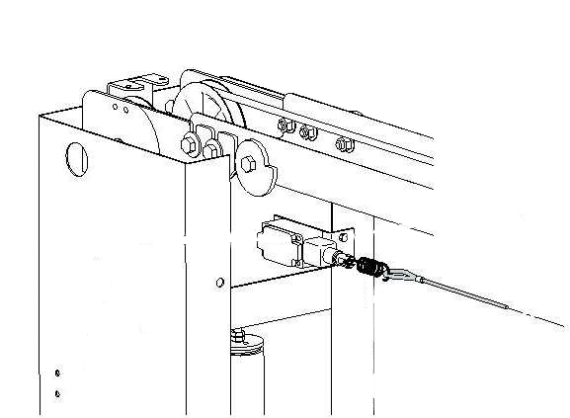 Limit switch | operated by elastic spring | supplied not installed