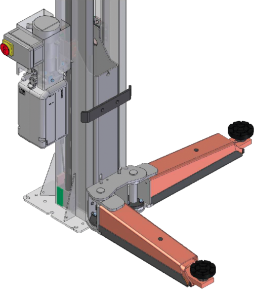 Protecciones para puertas para elevadores de 2 columnas