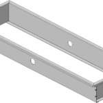 Foundation formwork for brake testers with weight cells