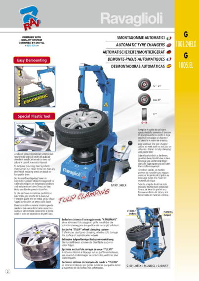 Tyre Changer G100124ELX BR multi  