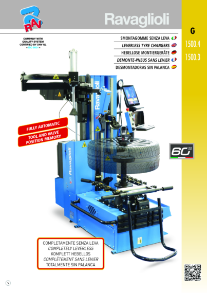 Tyre changers G15003 G15004 BR multi  