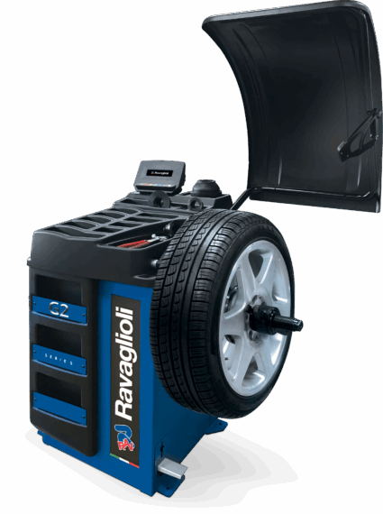 Electronic wheel balancer with microprocessor G2.124NWSPLUS