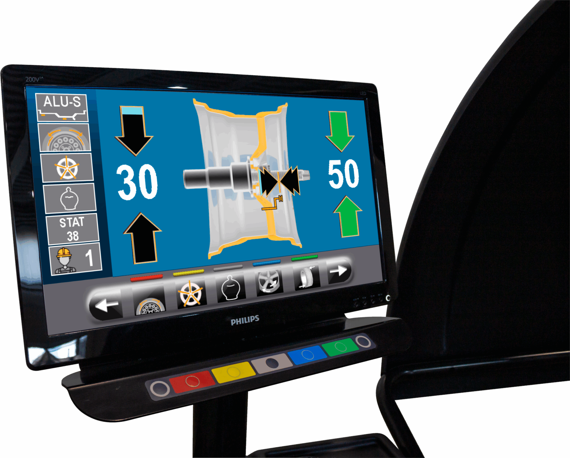Wheel Balancer G3150 monitor DI