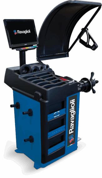 Electronic wheel balancer with microprocessor GP3.150S