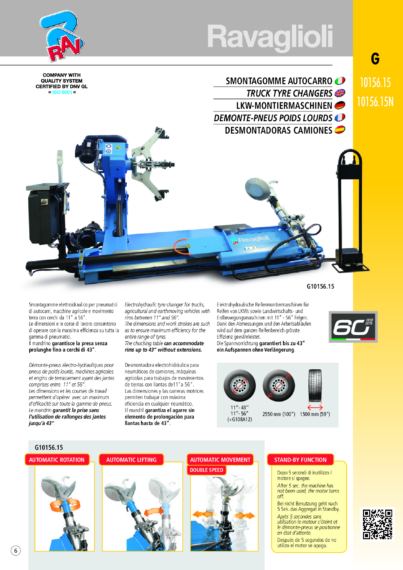 Tyre changer G1015615 BR multi  