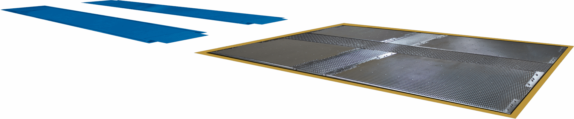 Brake testers test lanes RT900PLT under the floor MI