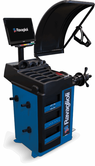 Electronic wheel balancer with microprocessor G3.150S