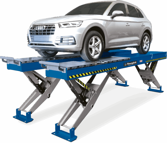 Vertical scissor lift RAV8055.2.54ISI