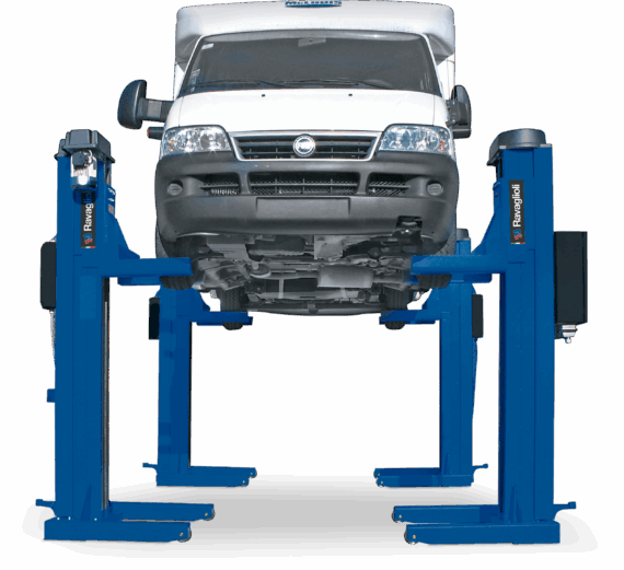 Mobile column lift RAV212NC front MI