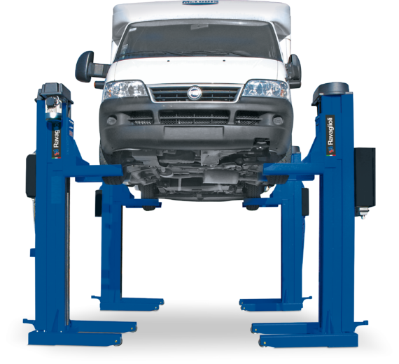 Mobile column lift RAV212NC front MI