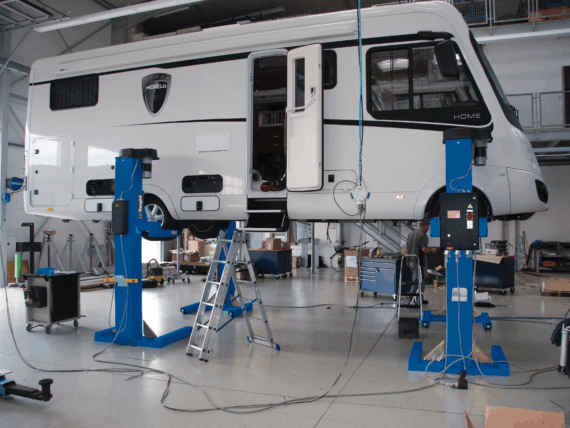 Mobile column lifts RAV212NC camper PI