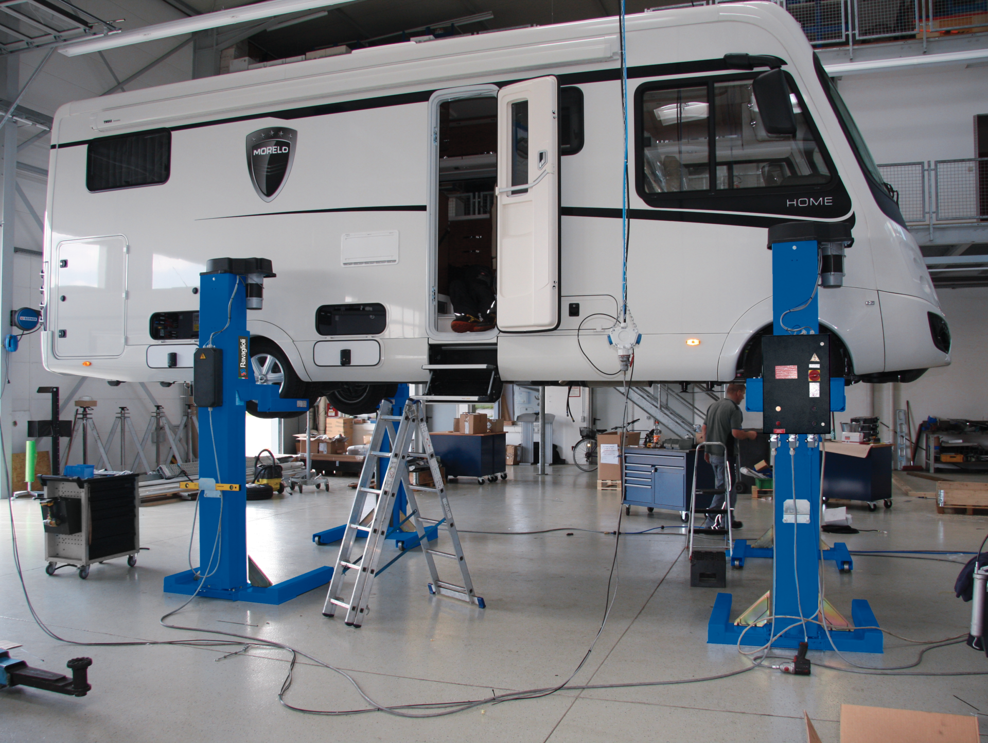 Mobile column lifts RAV212NC camper PI