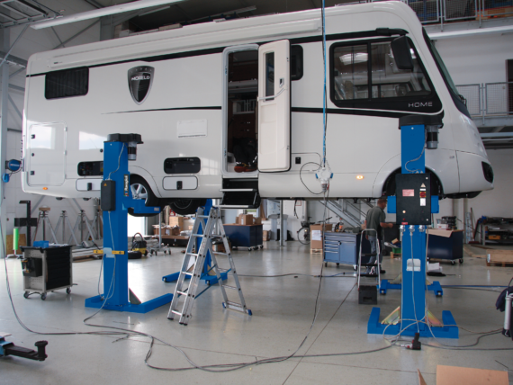Mobile column lifts RAV212NC camper PI