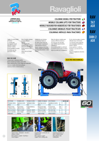 Mobile column lifts rav262agr rav308h2agr multi 06 2023