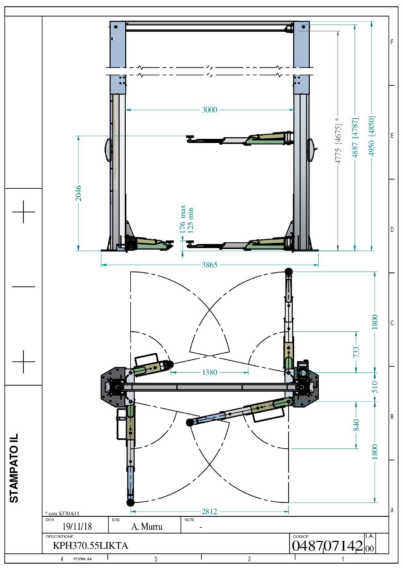 2 post lift KPH37055LIKTA TD X1 0487  00  2018 