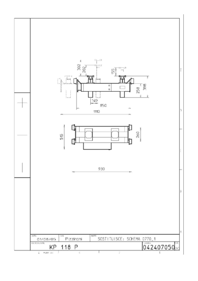 Jacking beam KP118P TD 0424 0705 0 00  