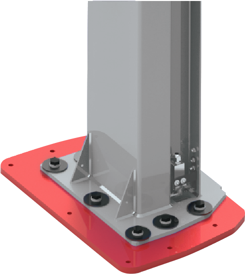 Stützplatten 3,2 t | 1 Satz / 2 Stück