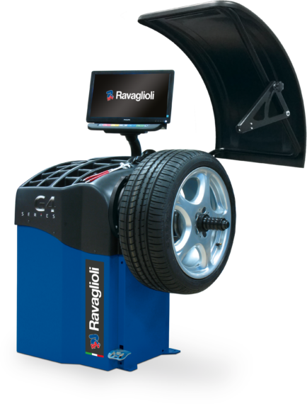 Equilibreuse de roue électronique a microprocesseur GP4.140SCAN