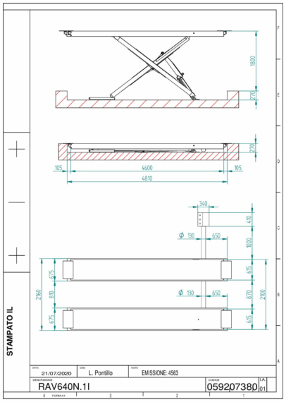 Scissor Lift RAV640N1I TD 059207380 01  