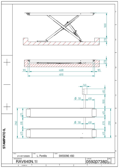 Scissor Lift RAV640N1I TD 059207380 01  