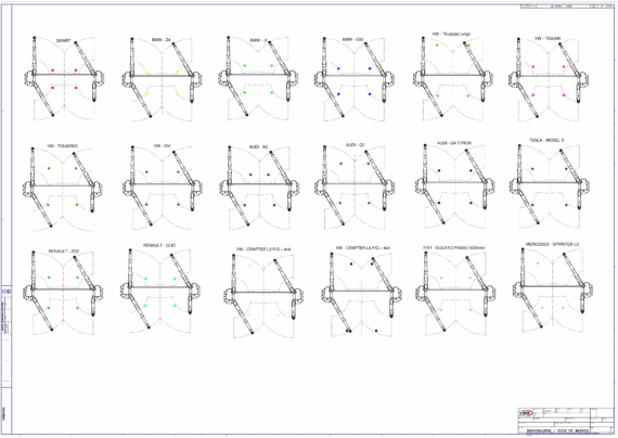 2 post lift KPX55LIKTA ELIKTA Pickup matrix 0473 0720 0 01 2023