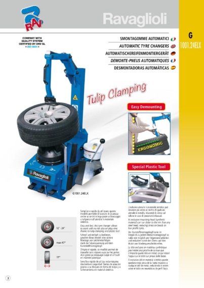 Tyre Changer G100124ELX BR multi  