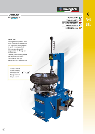 Tyre Changer G7240 BIKE BR multi  