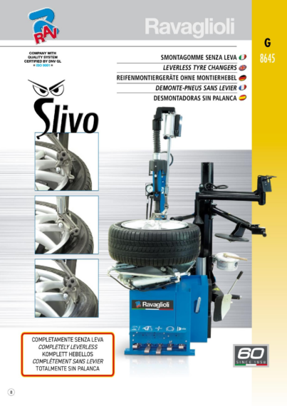 Tyre Changer G8645 Series BR multi  