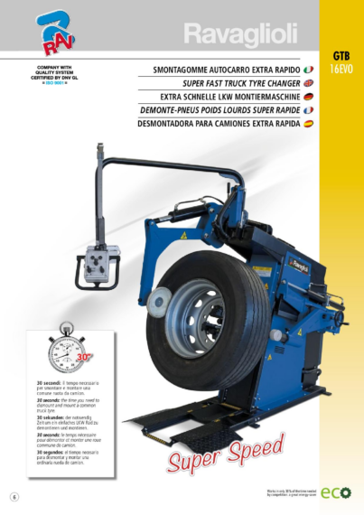 Tyre changer GTB16EVO BR multi  