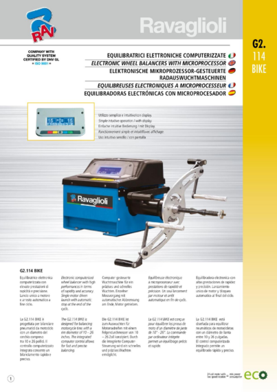 Wheel Balancer G2114BIKE BR multi  