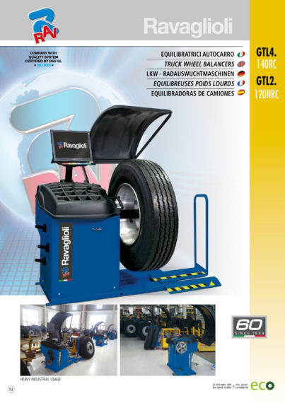 Wheel Balancers GTL4140RC GTL2120NRC BR multi  