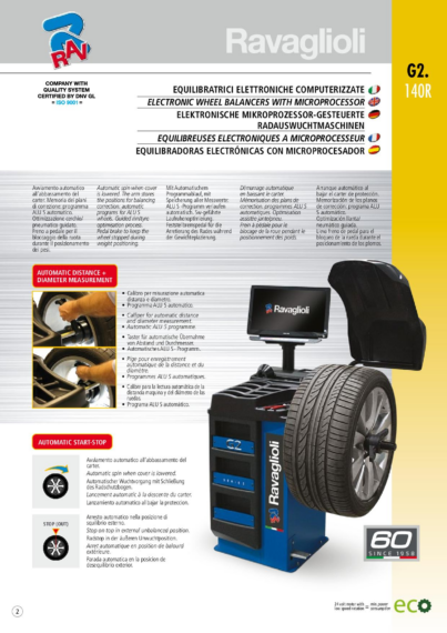 Wheel Balancer G2140R BR multi  