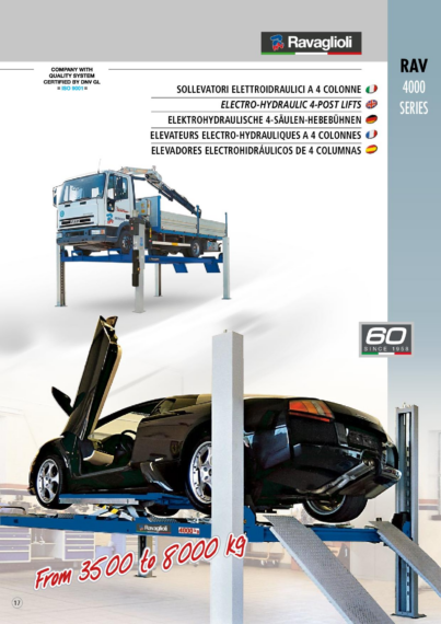 4 post lift RAV4000 BR multi  