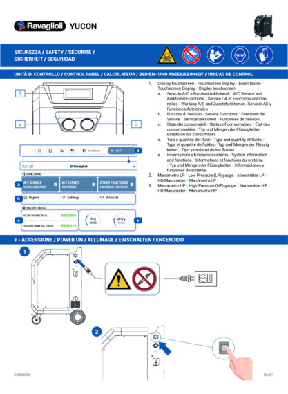 Air Conditioning RAV Yucon T700 Quick Guide multi 