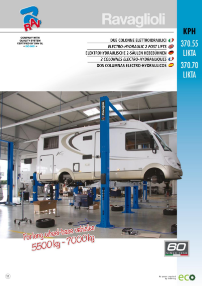 2 post lift KPH37055 70LIKTA BR multi  
