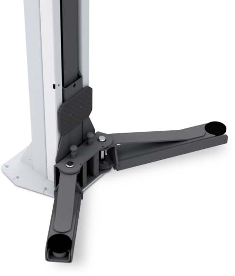 2 post lift kpx40av closed arm 