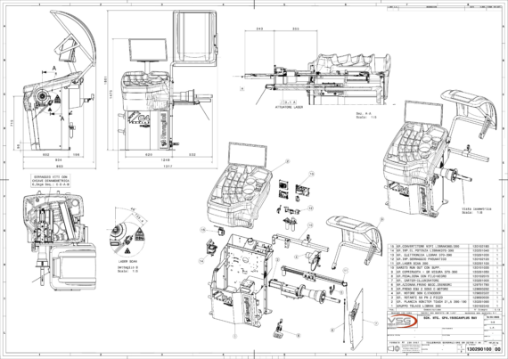 Wheel balancer gp4150scanplus td 130290100 00  