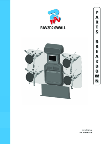 Wheel aligner RAV3D20WALL SP 2025 R390 00    