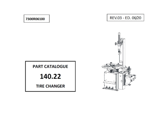 Tyre changer RAVG5140 SP 7300 R061 00 VSG rev00 multi 