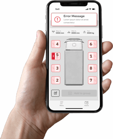 Mobile column lifts Alpha serie SIMPLIFIED TROUBLESHOOTING DI