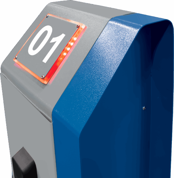 Mobile column lifts Alpha serie showing error DI