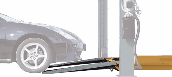 Drive-on ramp kit