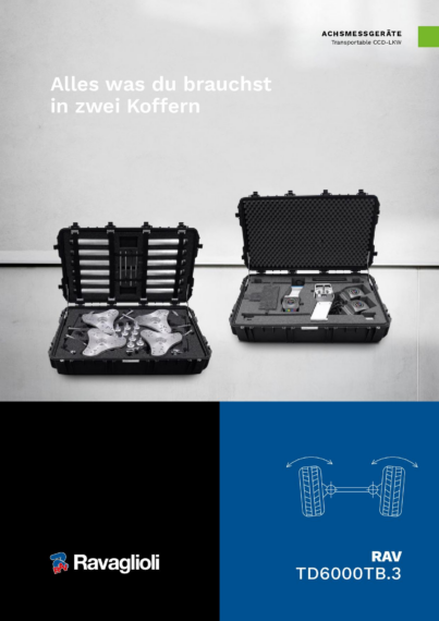 Wheel Aligners Portable RAVTD6000TB3 BR   