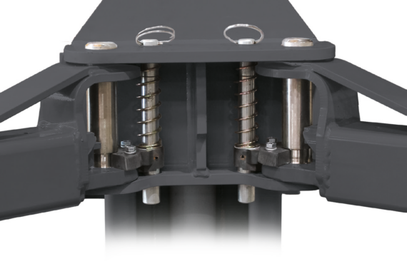 2 post lift Horizon Series KPH35 Arm safety locking DI