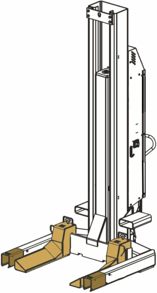 Удлинитель колесной вилки 150 мм