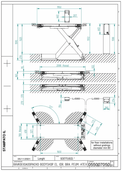 Mid rise lift RAVKBI30199904 TD 055007050 01 2021 